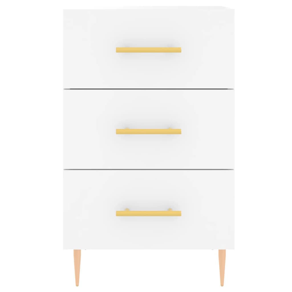 Mesa de cabeceira 40x40x66 cm derivados de madeira branco