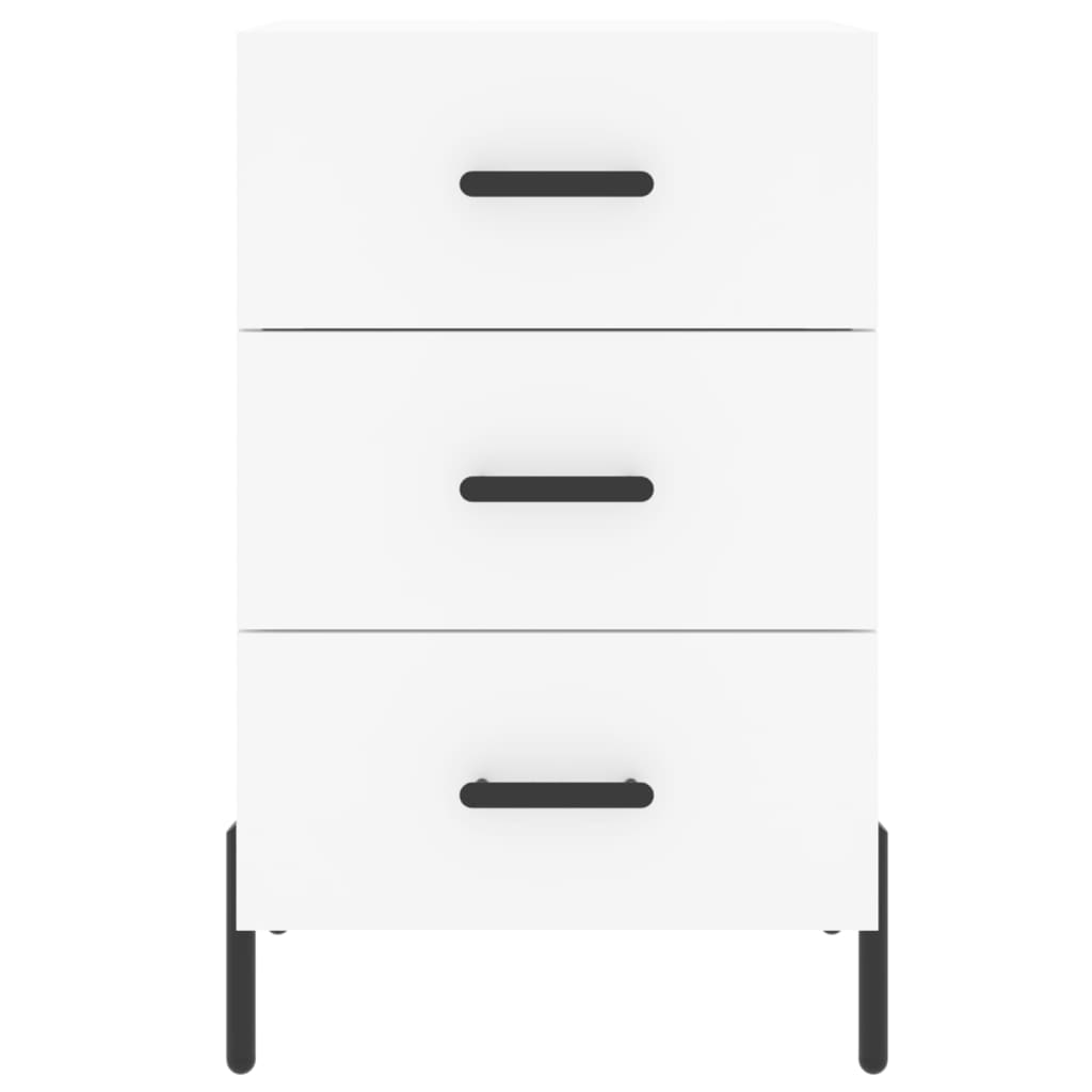 Mesa de cabeceira 40x40x66 cm derivados de madeira branco