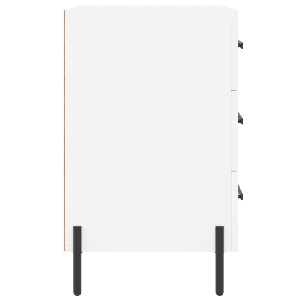 Mesa de cabeceira 40x40x66 cm derivados de madeira branco