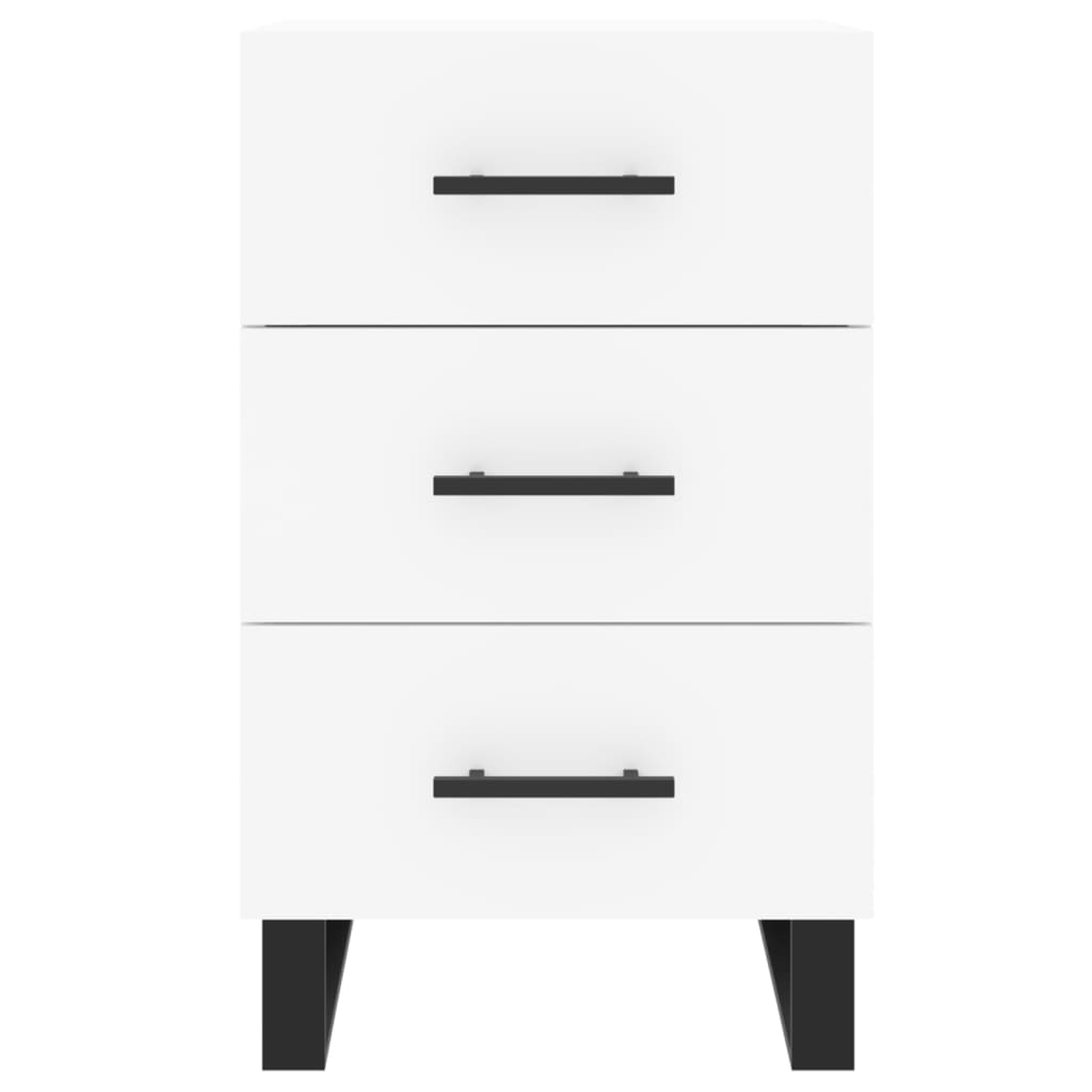 Mesa de cabeceira 40x40x66 cm derivados de madeira branco