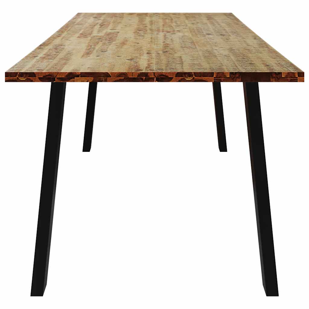 Mesa de jantar 200x90x76 madeira de acácia maciça