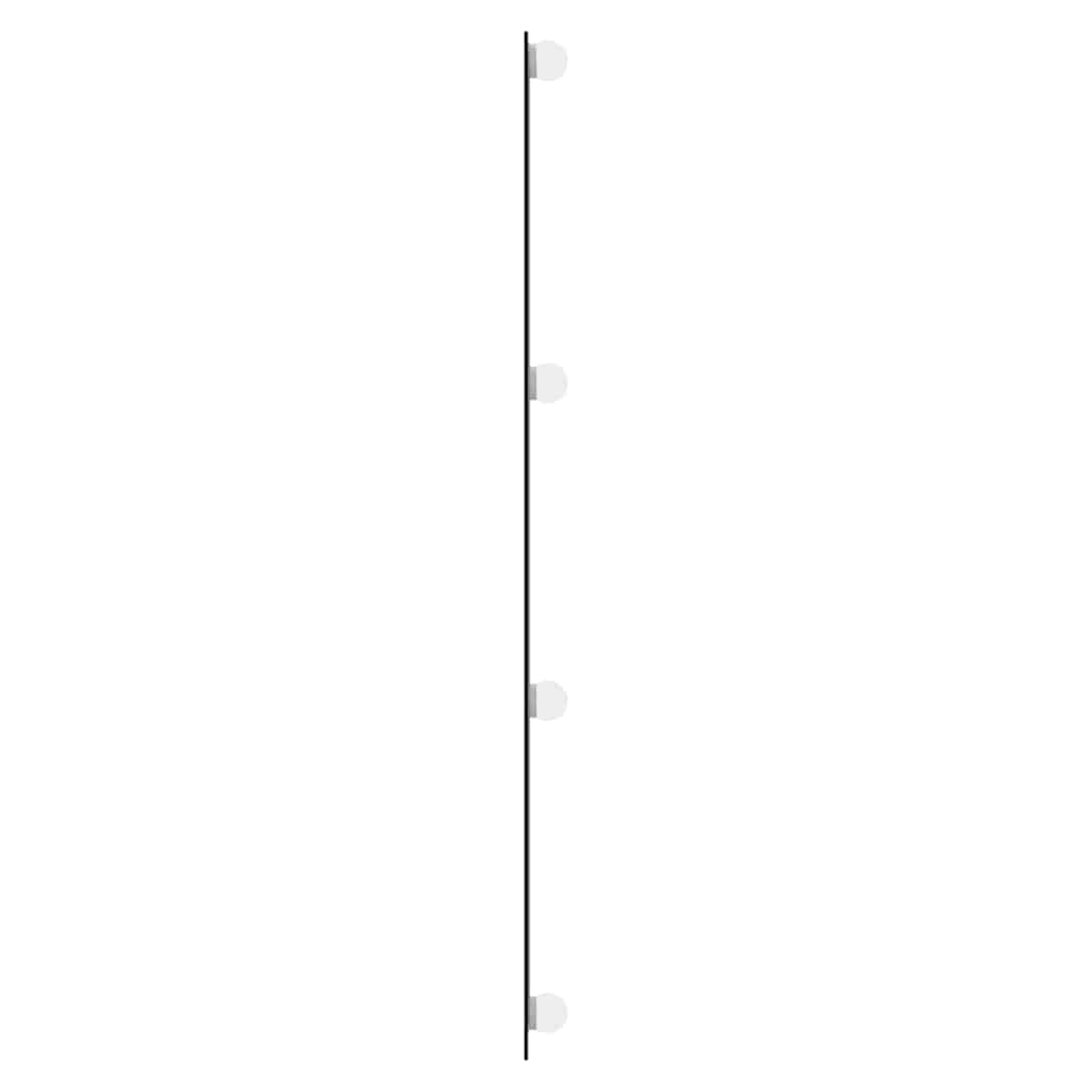 Espelho de parede retangular com luzes LED 50x100 cm vidro