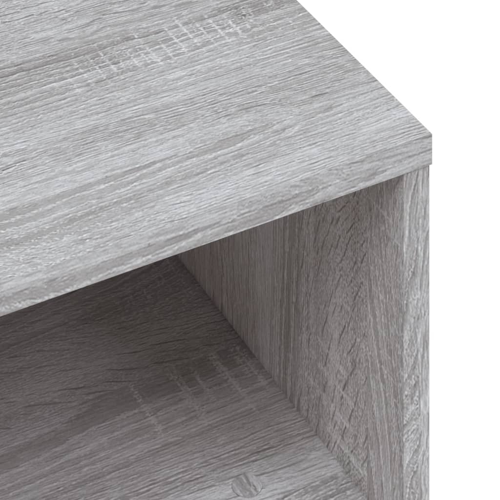 Móvel de TV 120x34x37 cm derivados de madeira cinzento sonoma