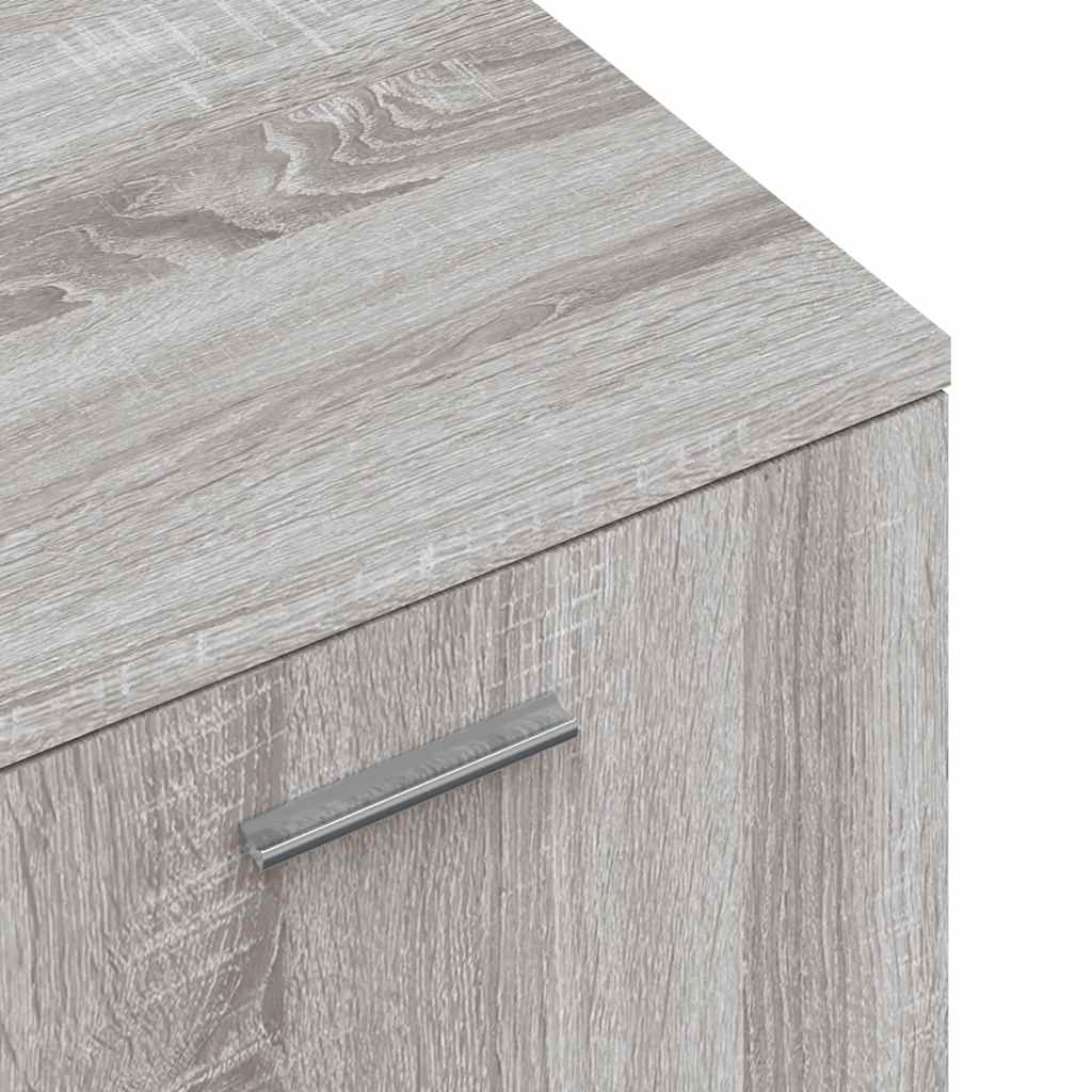 Móvel de TV 120x34x37 cm derivados de madeira cinzento sonoma