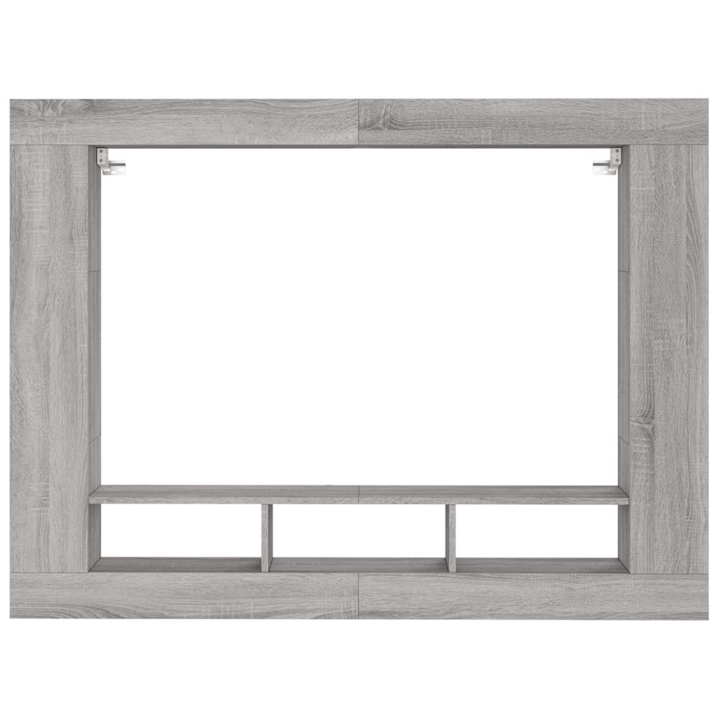 Móvel de TV 152x22x113 cm derivados de madeira cinzento sonoma