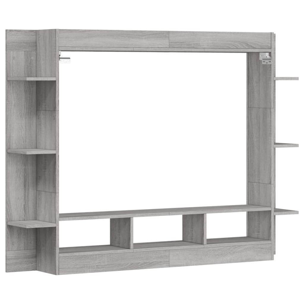 Móvel de TV 152x22x113 cm derivados de madeira cinzento sonoma