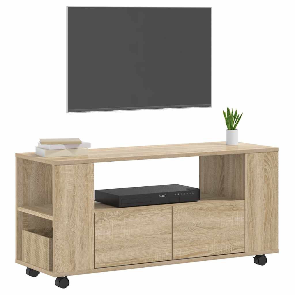 Móvel de TV 102x34,5x43 cm derivados de madeira carvalho sonoma