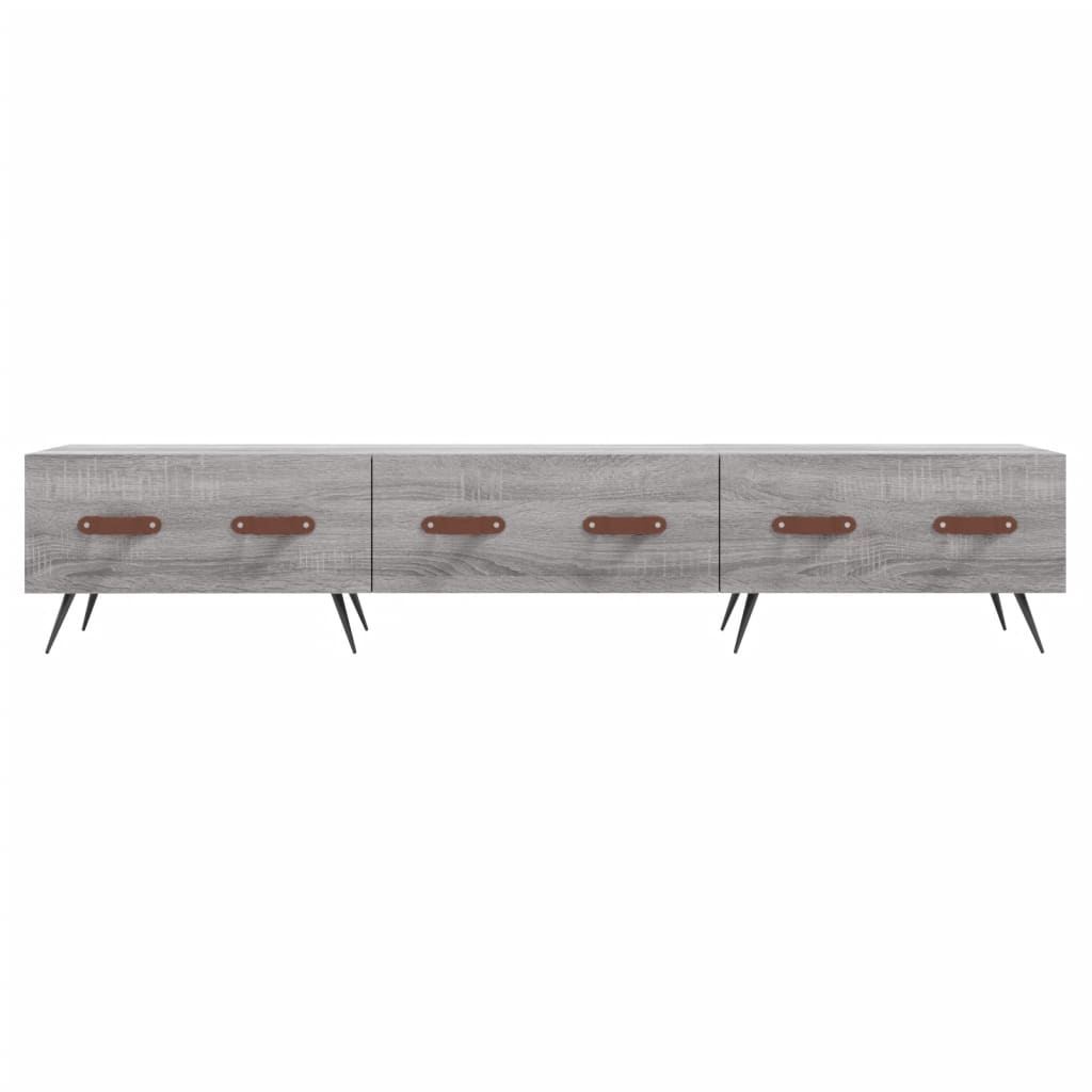 Móvel de TV 150x36x30 cm derivados de madeira cinzento sonoma