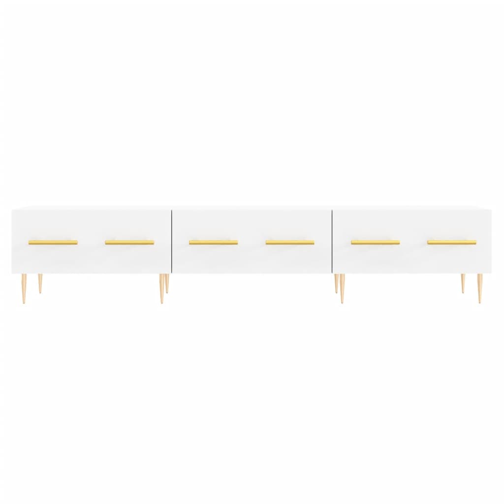 Móvel de TV 150x36x30 cm derivados de madeira branco