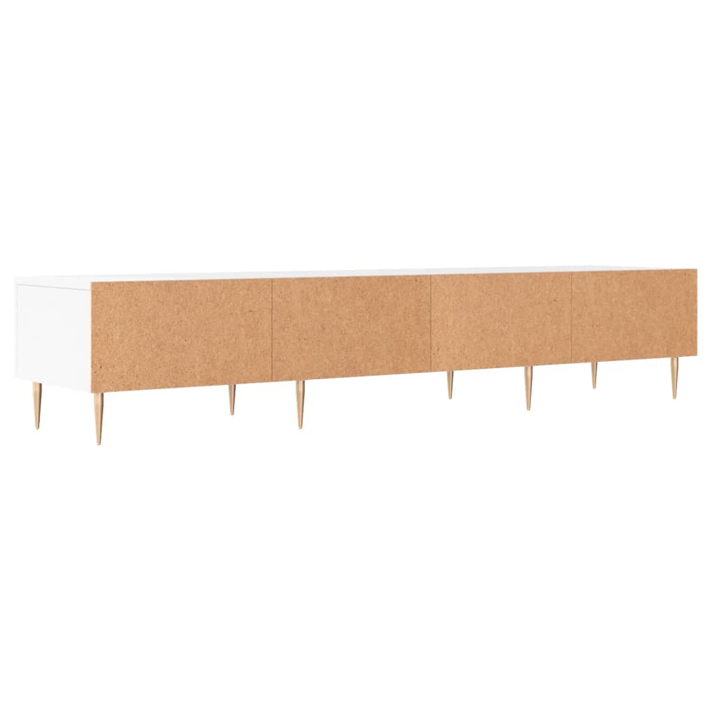 Móvel de TV 150x36x30 cm derivados de madeira branco