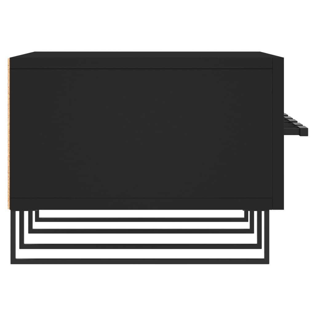 Móvel de TV 80x36x50 cm derivados de madeira preto