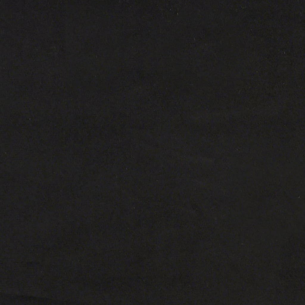 Sofá-cama 90x190 cm veludo preto