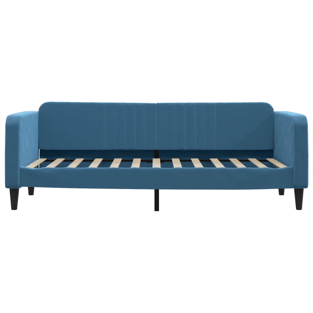 Sofá-cama 80x200 cm veludo azul