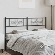 Cabeceira de cama 140 cm metal preto