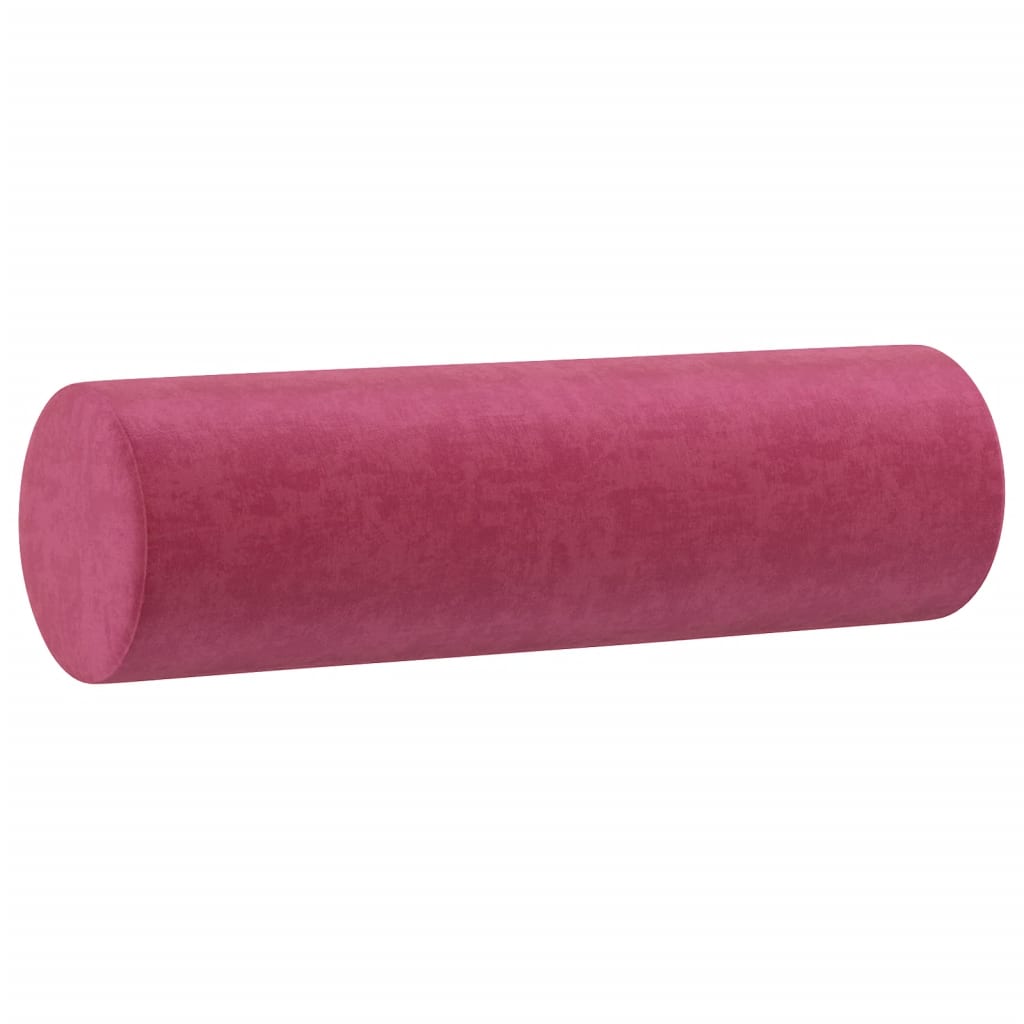 Sofá 3 lug. + almofadas decorativas 180cm veludo vermelho tinto