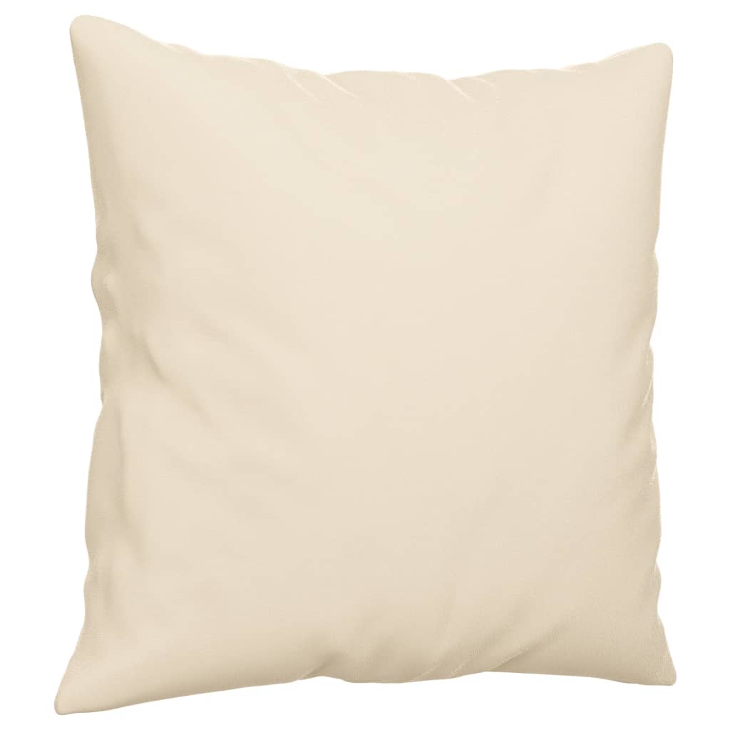 Sofá 2 lugares c/ almofadas 120 cm microfibra bege