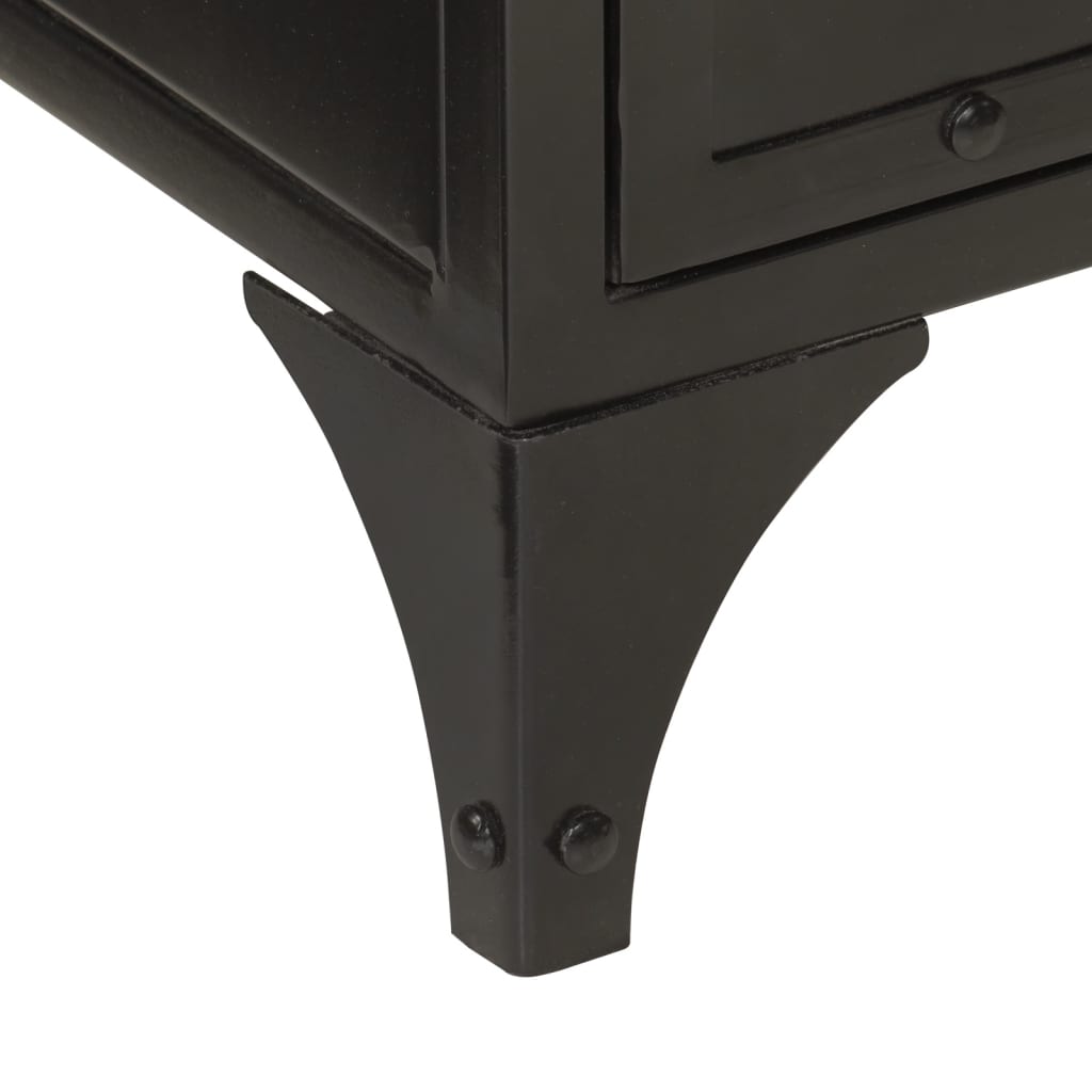 Armário p/ lavatório WC 55x35x60 cm ferro e mangueira maciça