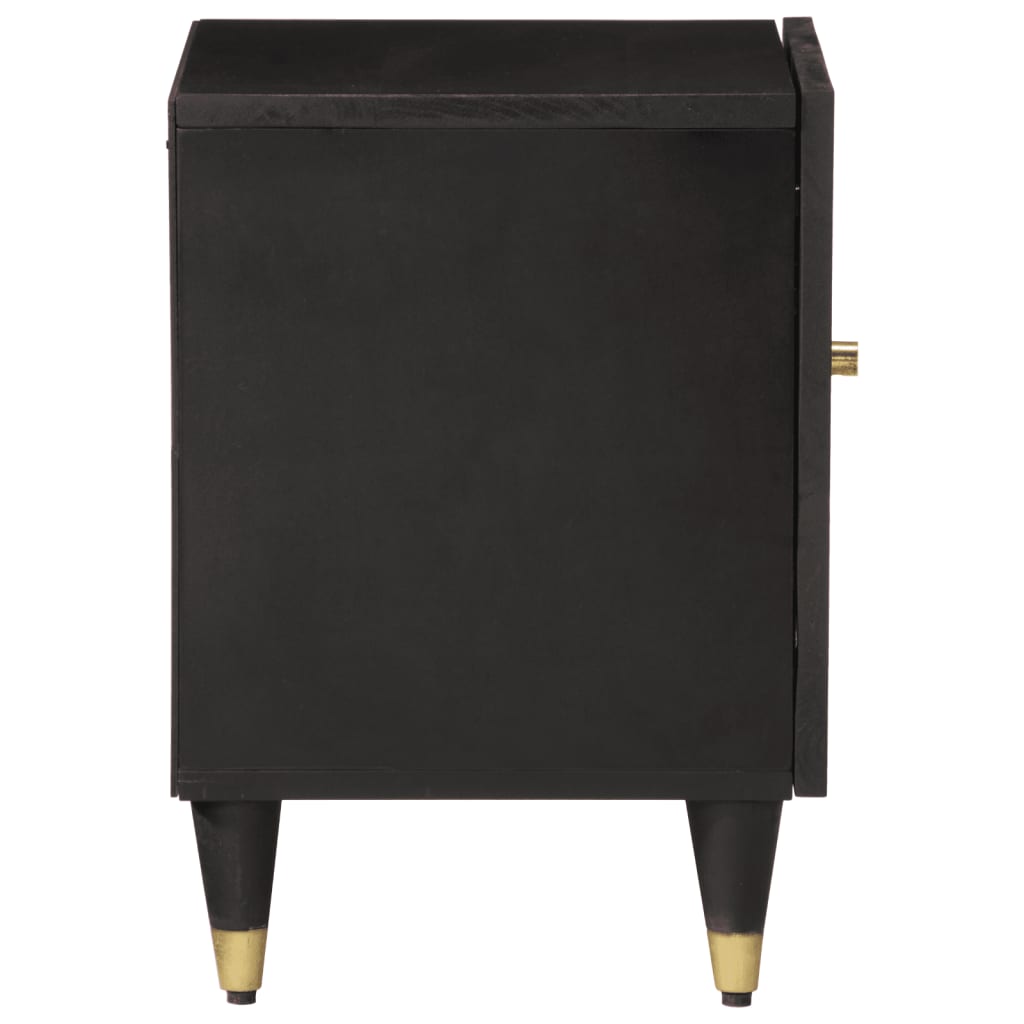 Mesa de cabeceira 40x33x46 cm madeira de mangueira maciça