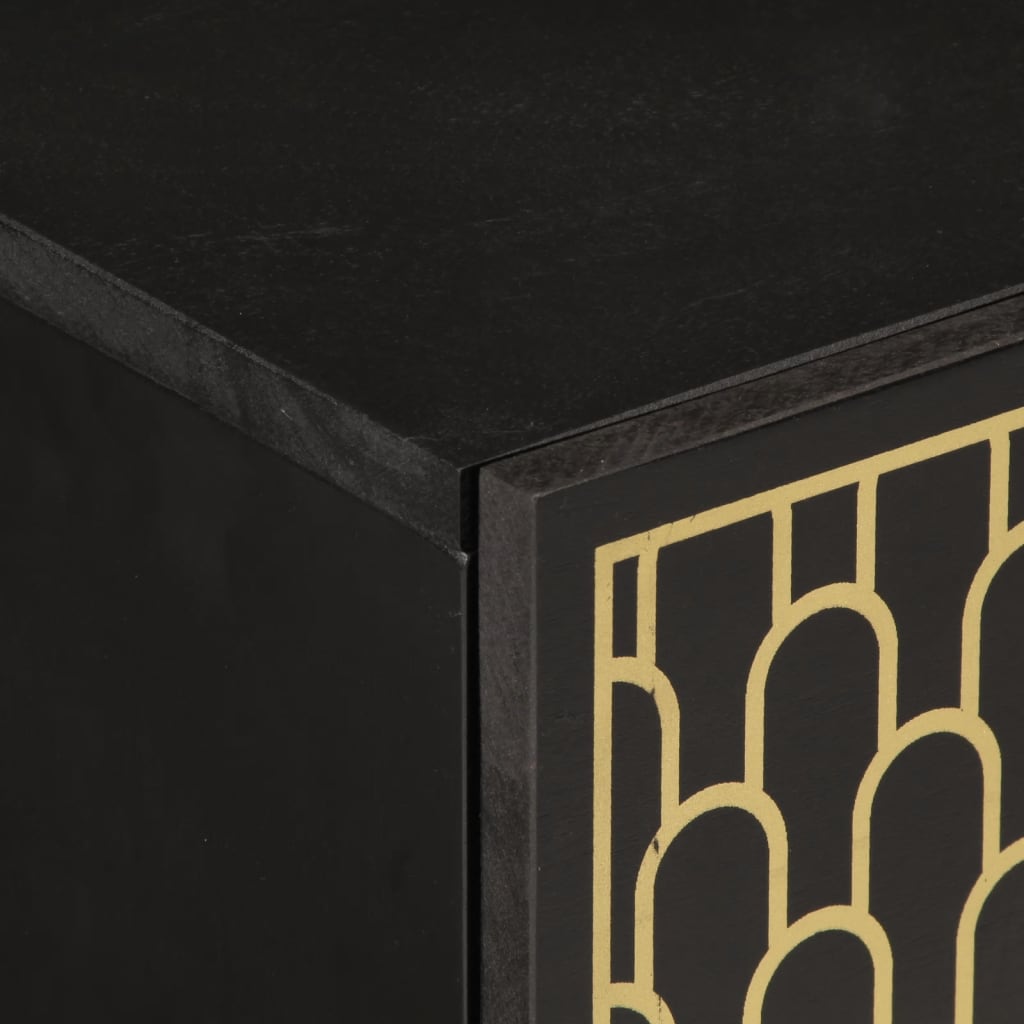 Mesa de cabeceira 40x33x46 cm madeira de mangueira maciça