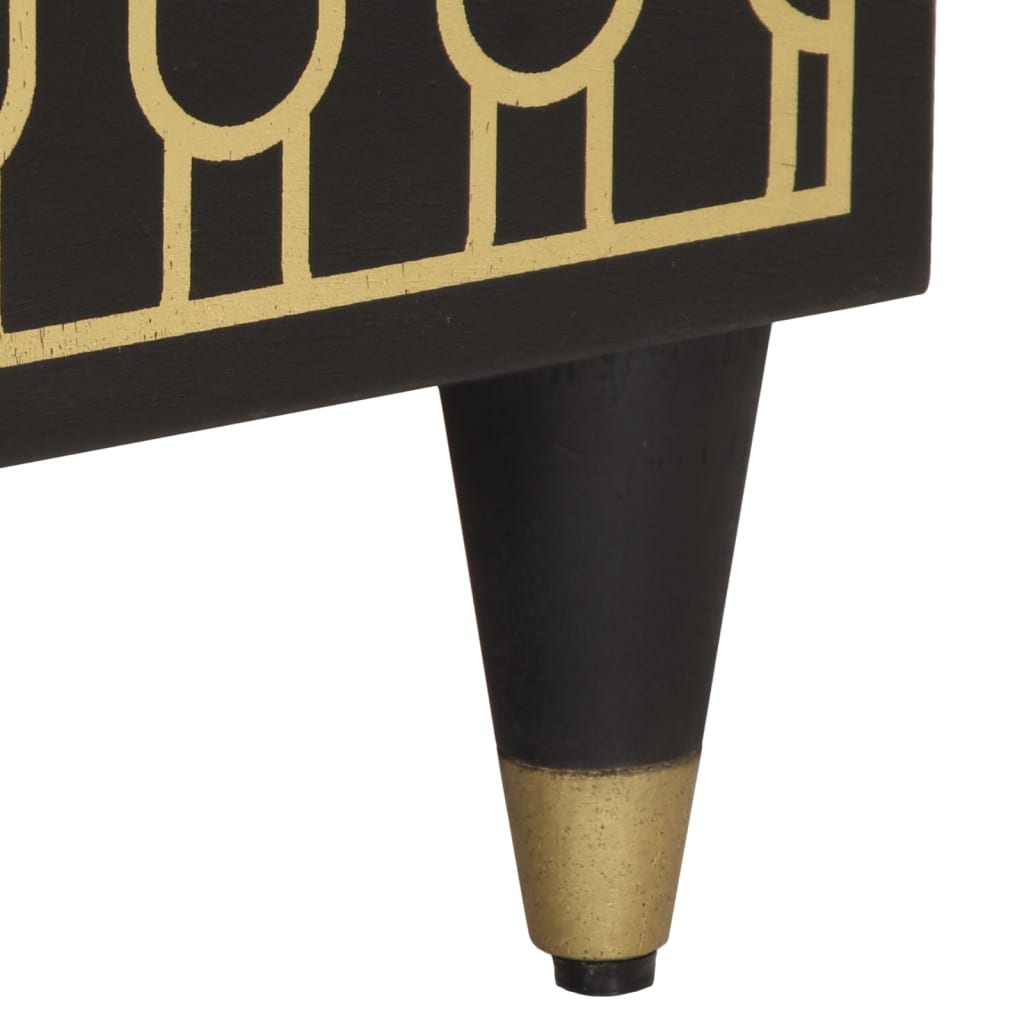 Mesa de cabeceira 40x33x46 cm madeira de mangueira maciça