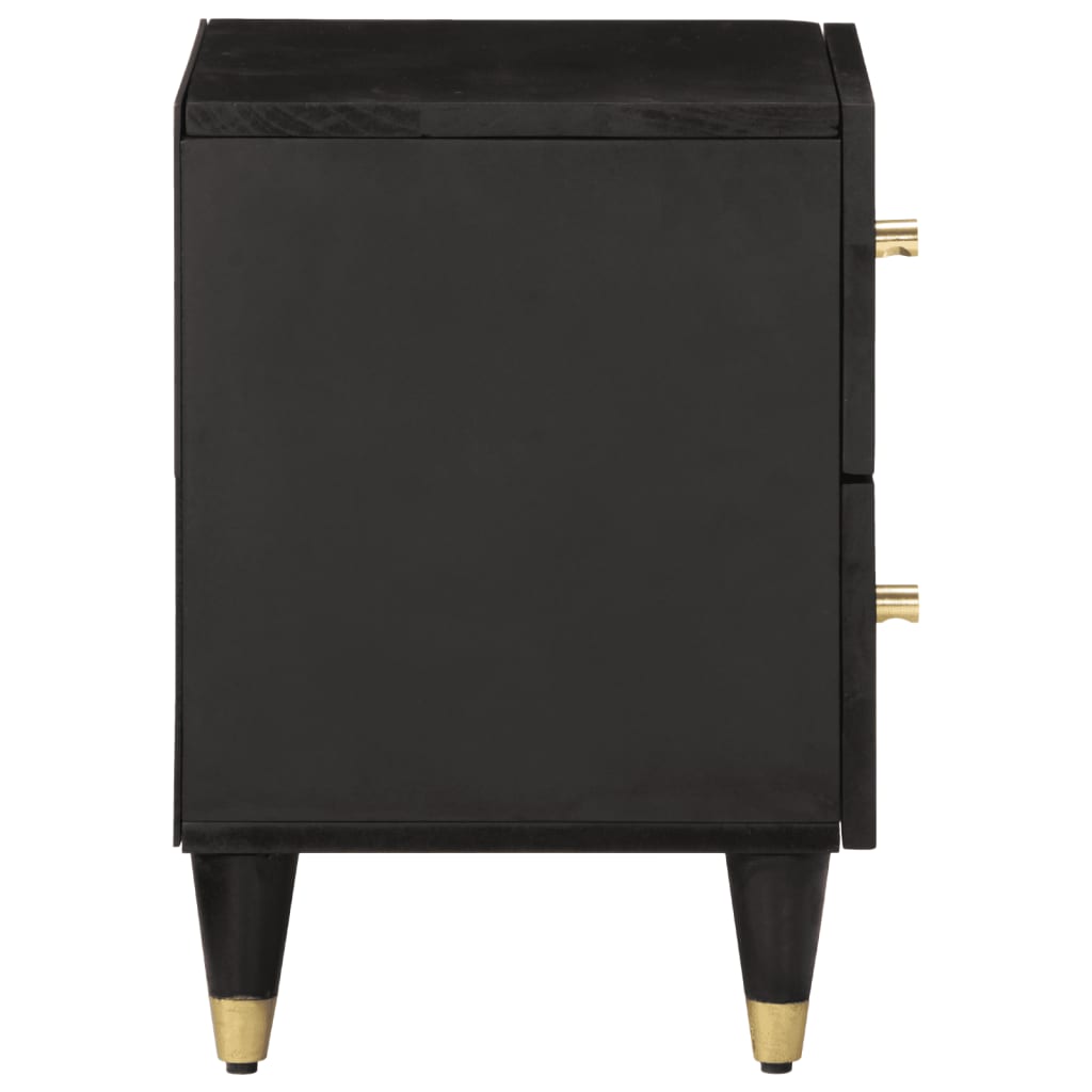 Mesa de cabeceira 40x33x46 cm madeira de mangueira maciça