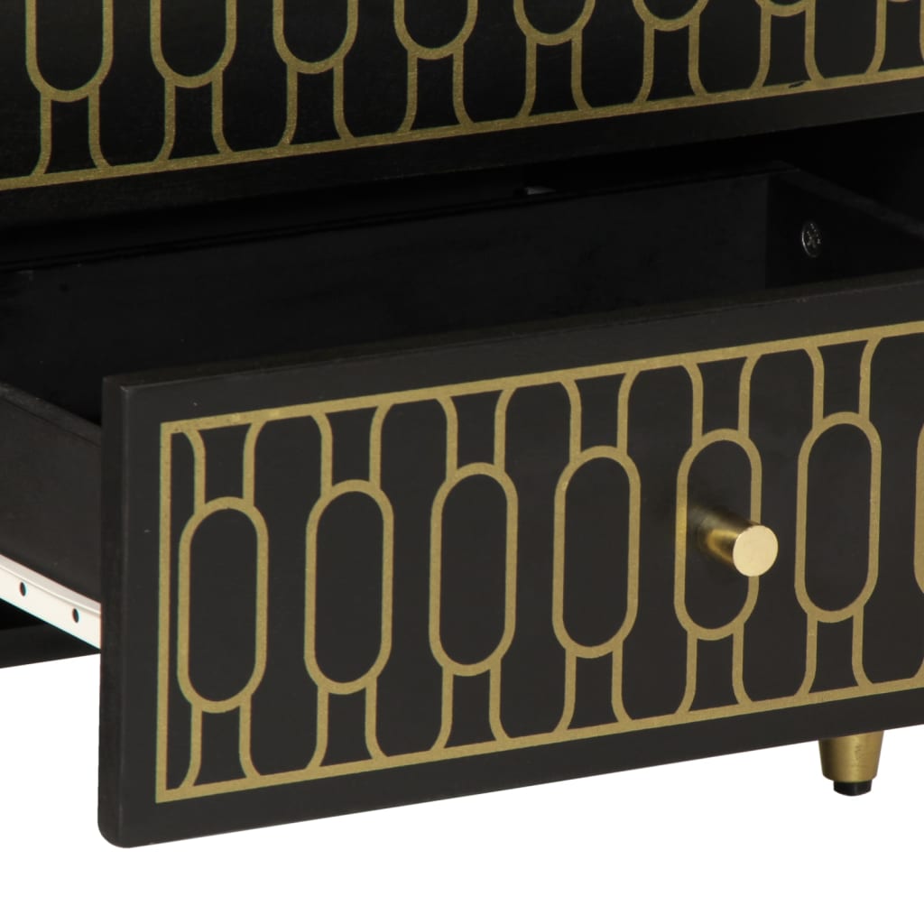 Mesa de cabeceira 50x33x60 cm madeira de mangueira maciça