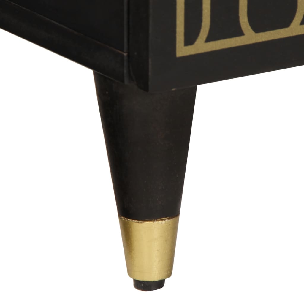 Mesa de cabeceira 50x33x60 cm madeira de mangueira maciça