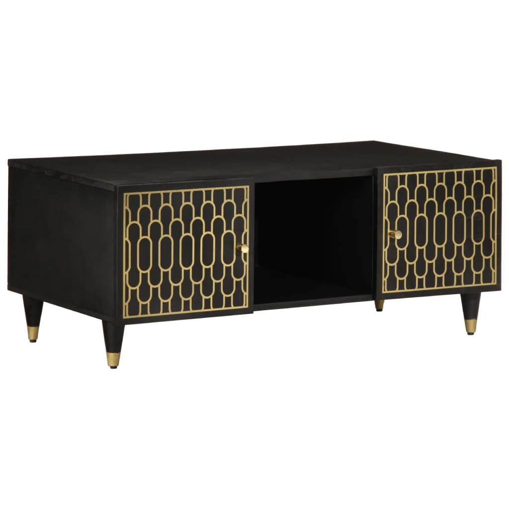 Mesa de centro 100x54x40 cm madeira de mangueira maciça