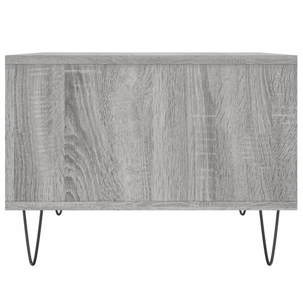 Mesa de centro 60x50x36,5 cm derivados de madeira cinza sonoma