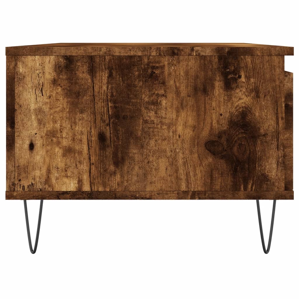 Mesa de centro 90x50x36,5 cm derivados madeira carvalho fumado