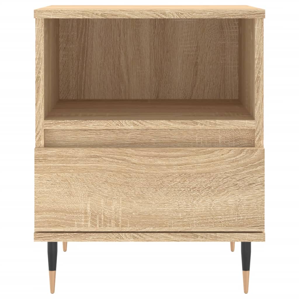 Mesa de cabeceira 40x35x50 cm derivados madeira carvalho sonoma
