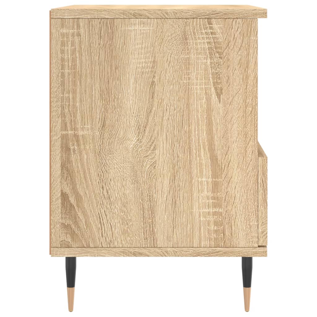 Mesa de cabeceira 40x35x50 cm derivados madeira carvalho sonoma