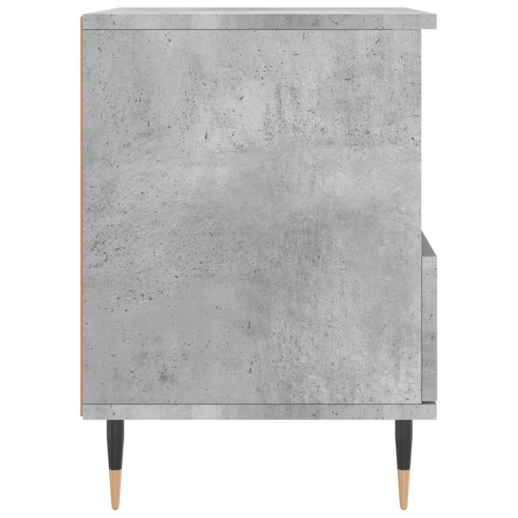 Mesas de cabeceira 2 pcs derivados de madeira cinzento cimento