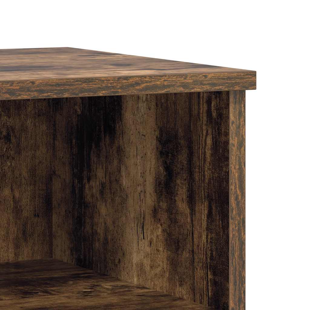 Mesa de cabeceira 40x35x50 cm derivados madeira carvalho fumado