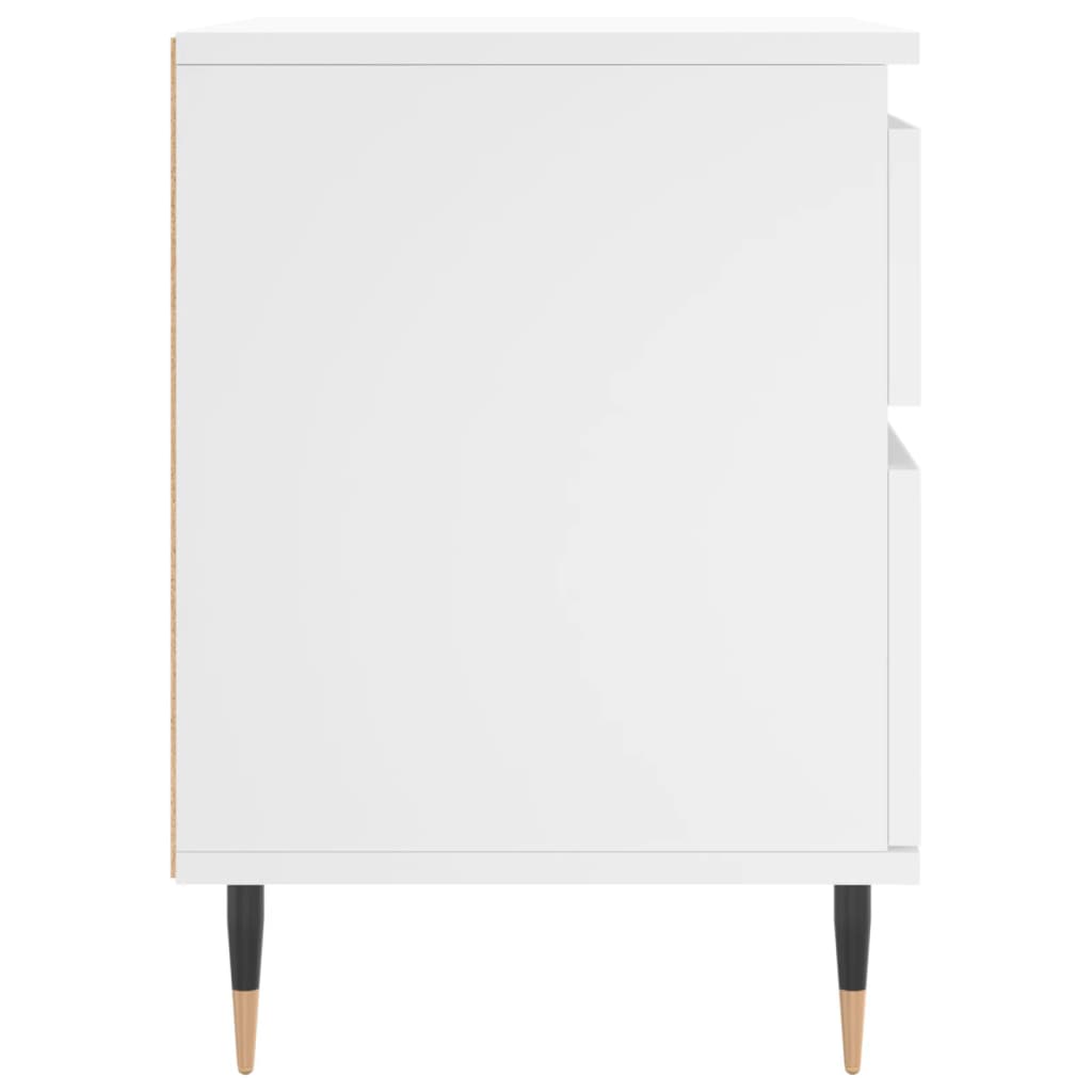 Mesa de cabeceira 40x35x50 cm derivados de madeira branco