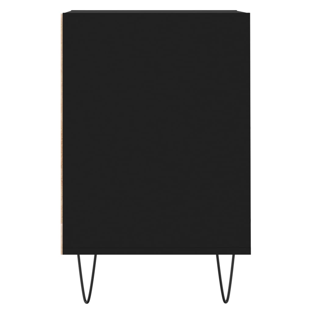 Móvel de TV 100x35x55 cm madeira processada preto