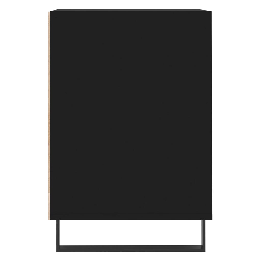 Móvel de TV 100x35x55 cm madeira processada preto