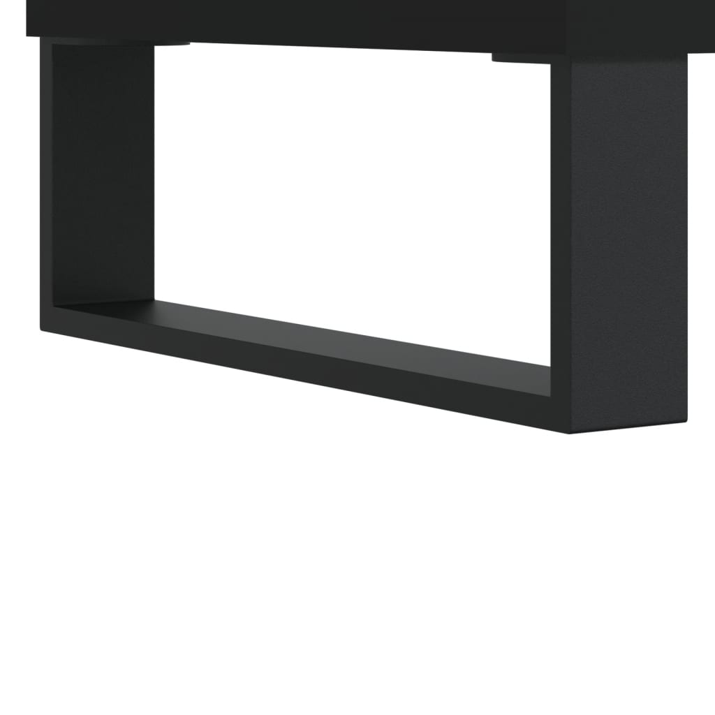 Móvel de TV 100x35x55 cm madeira processada preto