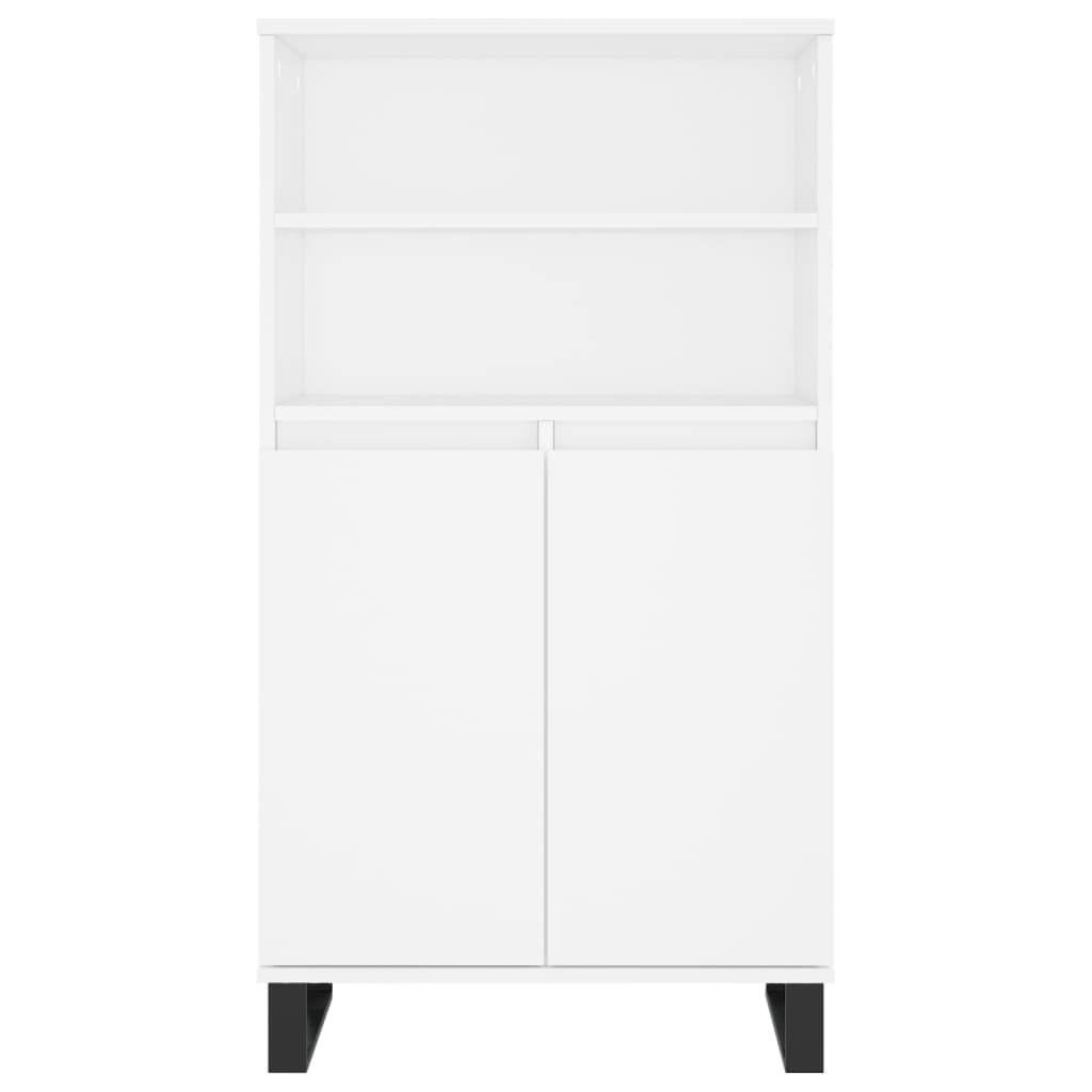 Aparador alto 60x36x110 cm derivados de madeira branco