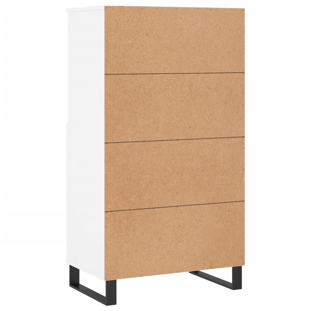 Aparador alto 60x36x110 cm derivados de madeira branco