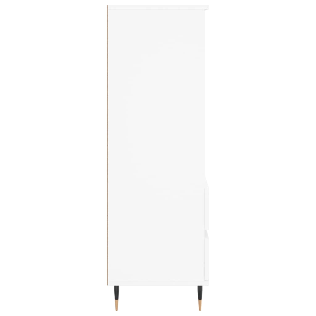 Aparador 40x36x110 cm derivados de madeira branco