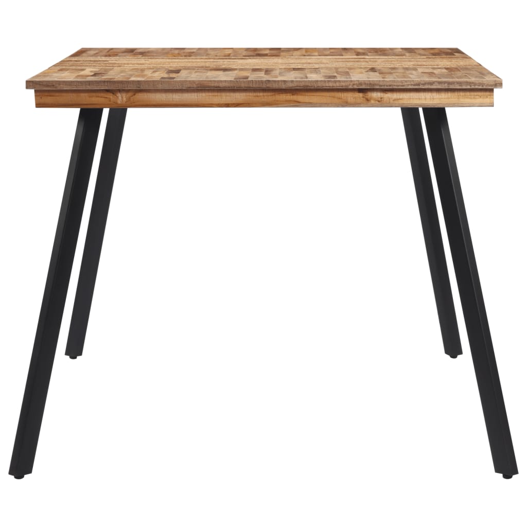 Mesa de jantar 148x97x76 cm madeira de teca maciça