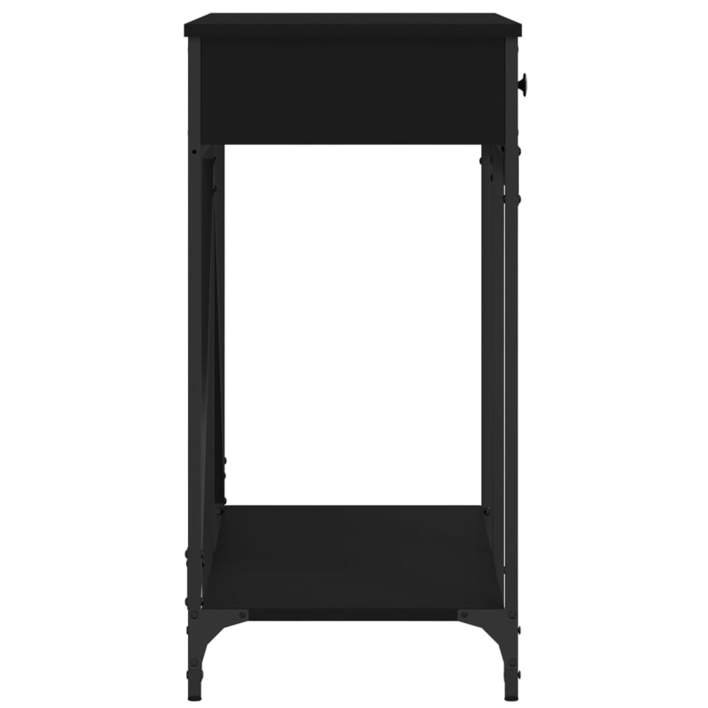 Mesa consola 100x39x78,5 cm derivados de madeira preto