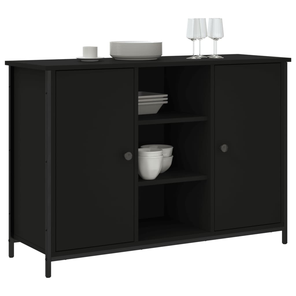 Aparador 100x35x70 cm derivados de madeira preto