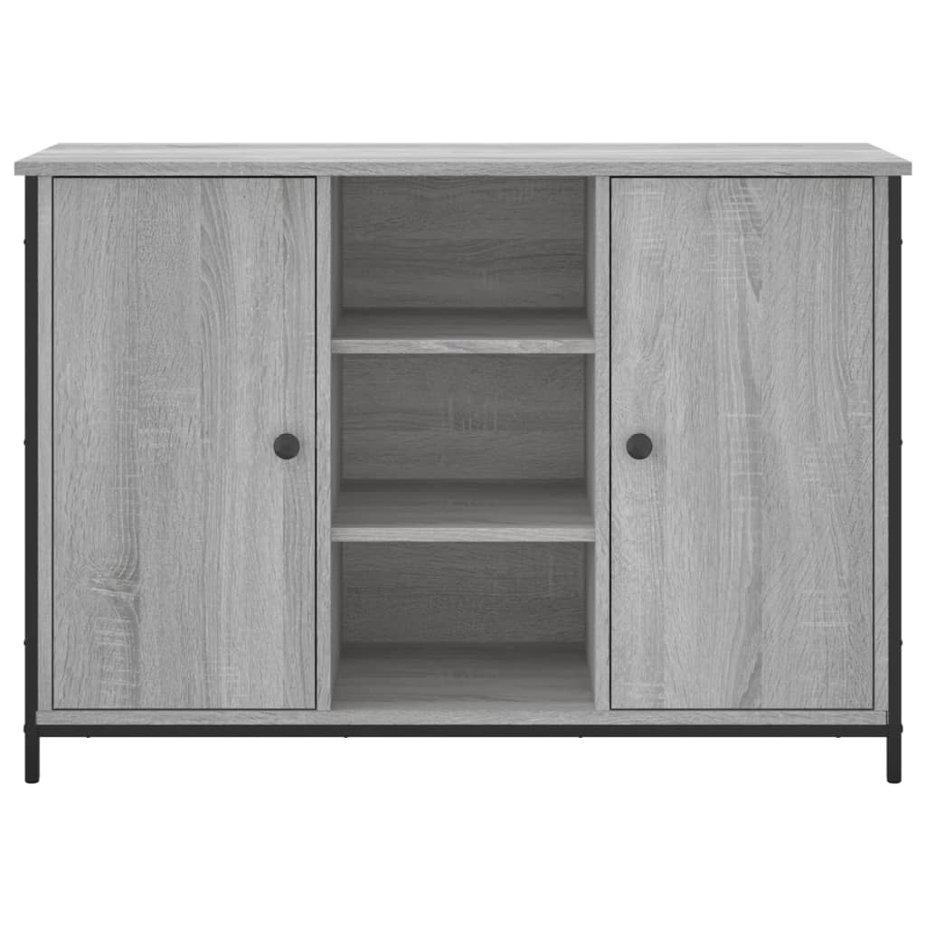 Aparador 100x35x70 cm derivados de madeira cinzento sonoma