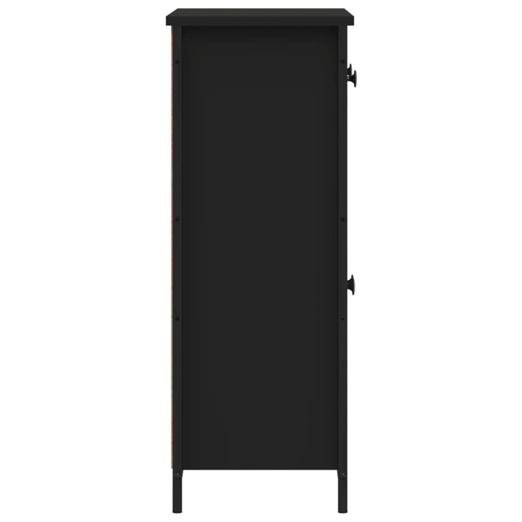 Aparador 70x30x80 cm derivados de madeira preto