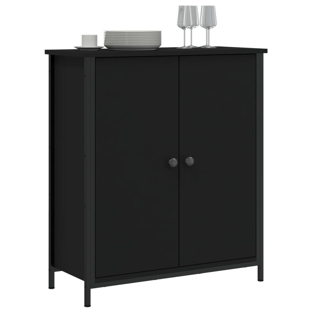 Aparador 70x30x80 cm derivados de madeira preto