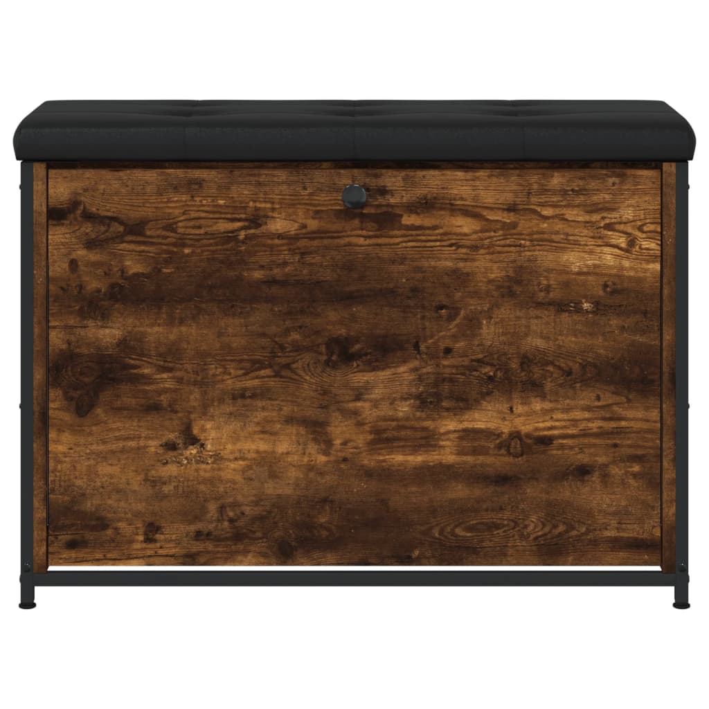 Banco sapateira c/ gaveta articulada 82x32x56cm carvalho fumado