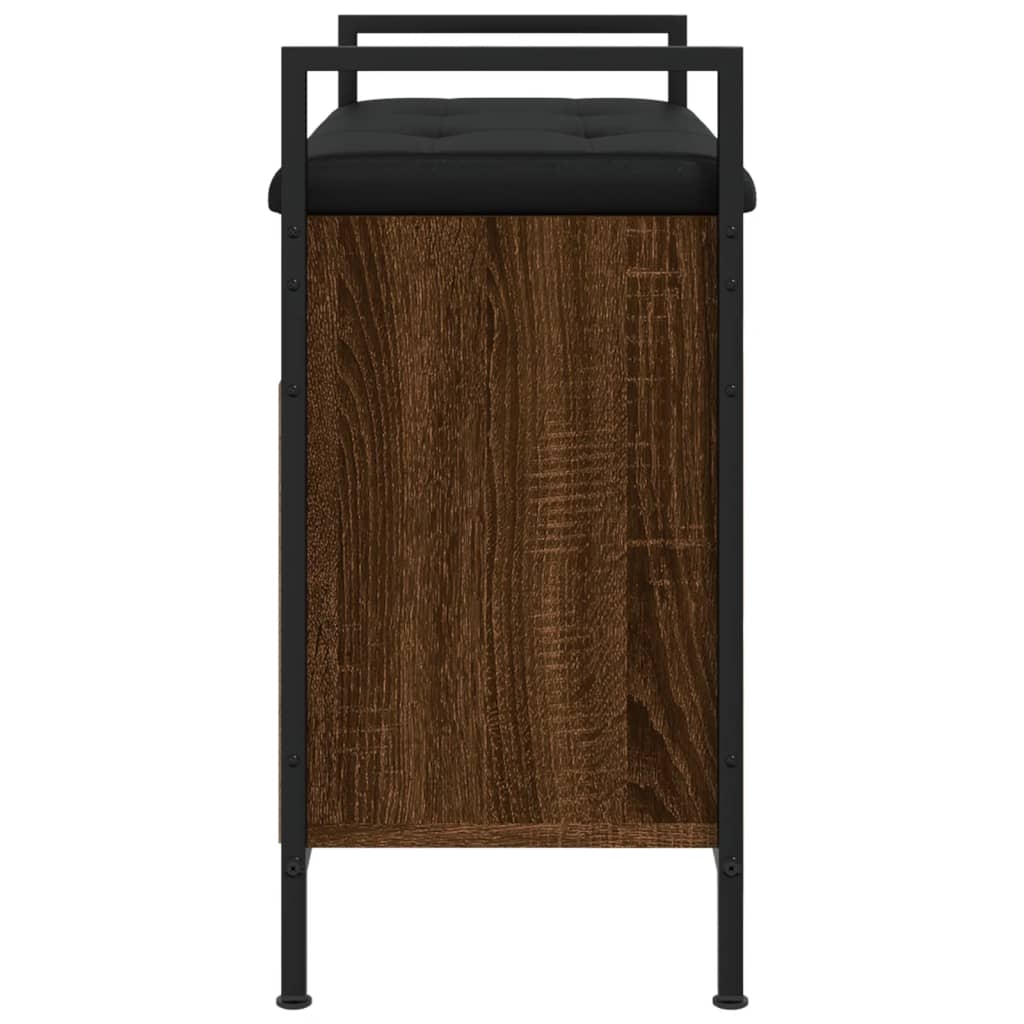 Banco sapateira 65,5x32x57,5cm derivados madeira carv. castanho