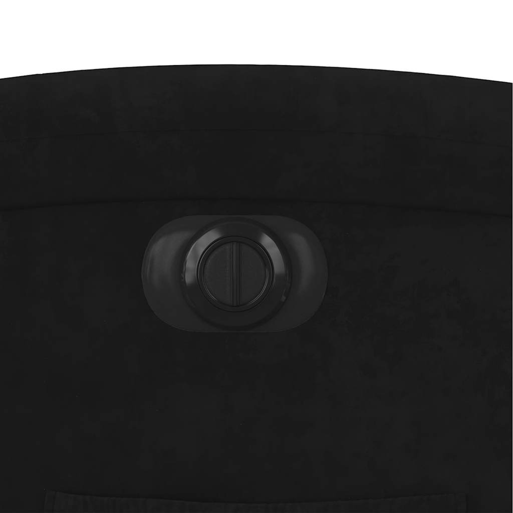 Poltrona de massagens reclinável veludo preto